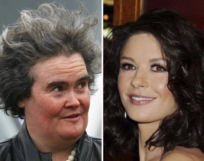 Boyle y Zeta-Jones, como la noche y el día 