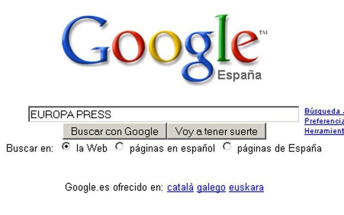 Cuadro de búsqueda de Google