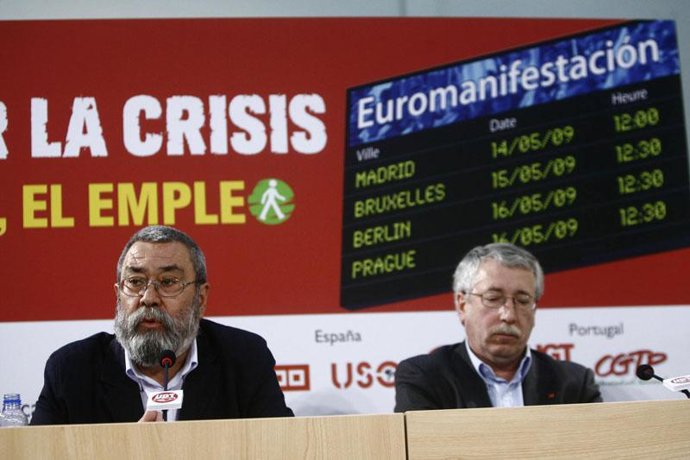 Sindicatos presentan euromanifestación 