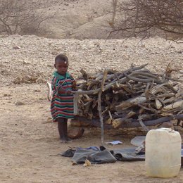 niño africano sequía