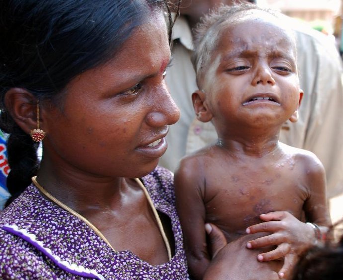 refugiados en Sri Lanka