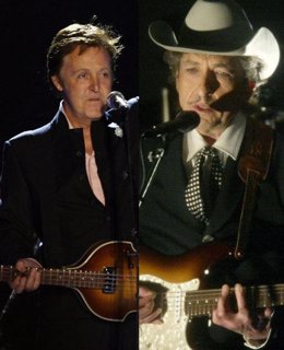Paul McCartney y Bob Dylan colaborarán este verano