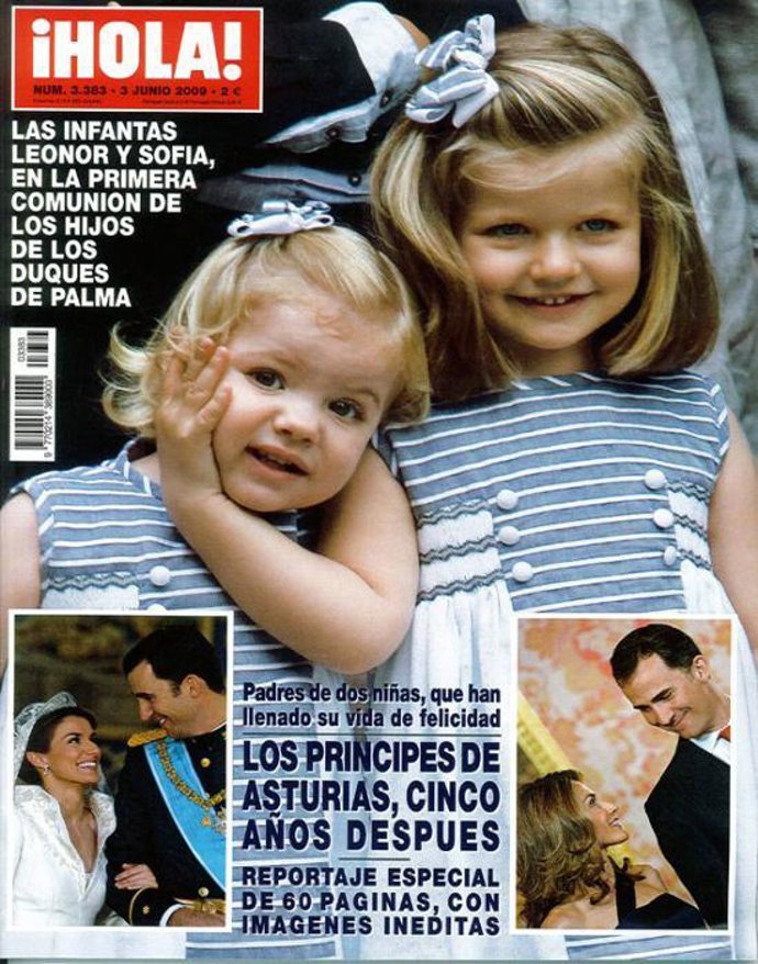 Portada de la revista ¡Hola! el día 27 de mayo de 2009