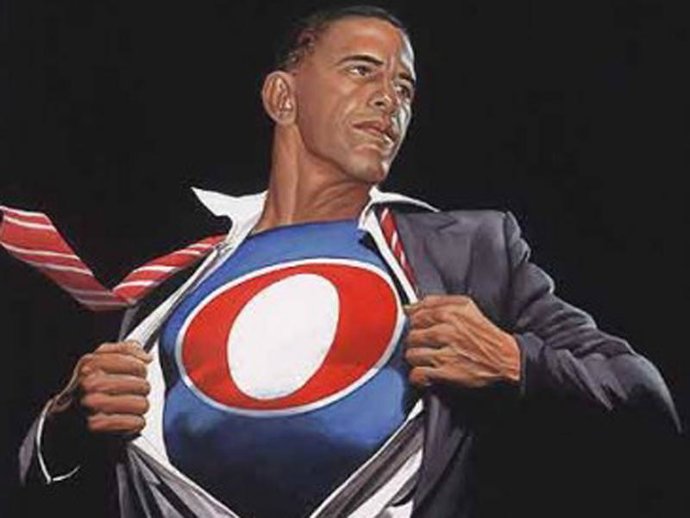 'SuperObama' en el Salón del Cómic de Barcelona