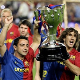 El Barça celebra la Champions