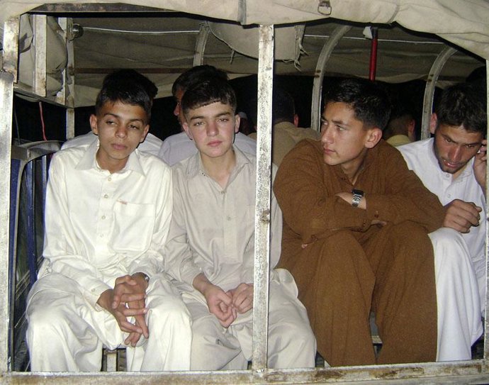 Estudiantes liberados en Pakistán