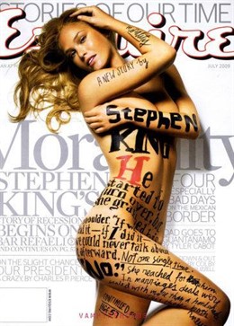 La modelo Bar Rafaeli, desnuda en la portada de Esquire
