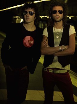 Los dos componentes del grupo Pereza