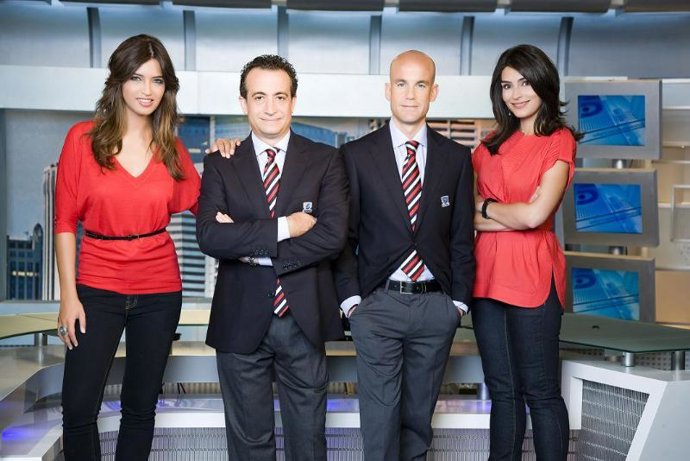 El equipo de la Copa Confederaciones en Telecinco