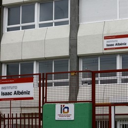 Fachada de Isaac Albéniz, en Leganés