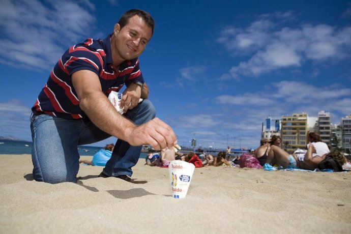 El concejal de Playas del Ayuntamiento de Las Palmas de Gran Canaria, Héctor Núñ