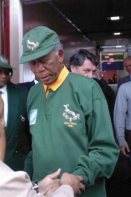 Morgan Freeman es Nelson Mandela