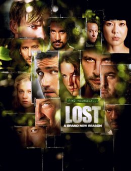 Poster de la tercera temporada de la serie Perdidos Lost