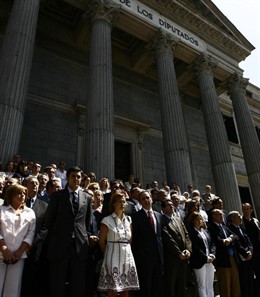 Minuto de silencio en el Congreso