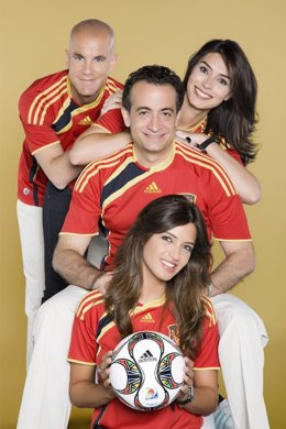 El equipo de Telecinco para la Copa Confederaciones