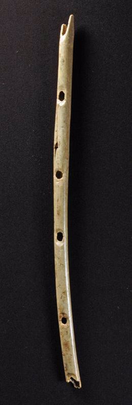 La flauta de 35.000 años de antigüedad hallada en Hohle Fels