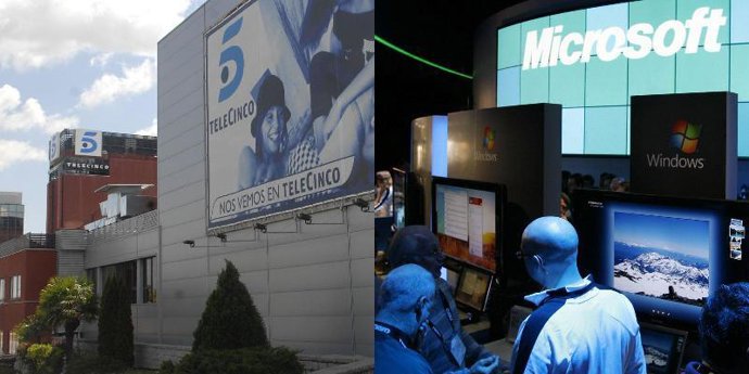 Telecinco y Microsoft