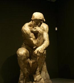 Original en yeso de El Pensador de Rodin