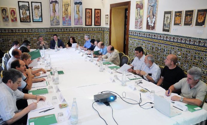 Miembros de la Comisión de Protección Civil de Andalucía