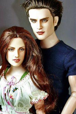 muñecos Robert Pattinson  Kristen Stewart