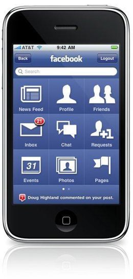Facebook para iPhone 3.0