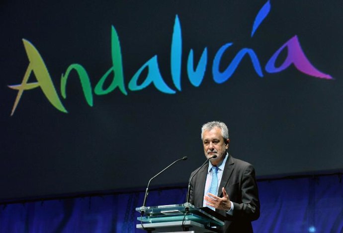 Griñán en la presentación de Andalucía Lab