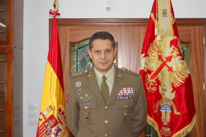El general jefe de la Brimz X, Ricardo Álvarez-Espejo