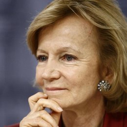 Primer plano de Elena Salgado