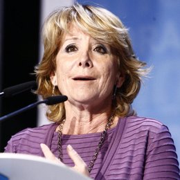 La presidenta de la Comunidad y del PP de Madrid, Esperanza Aguirre