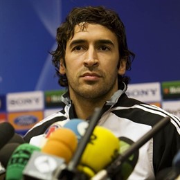 Raúl González, jugador del Real Madrid