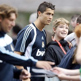 Cristiano Ronaldo, en Irlanda