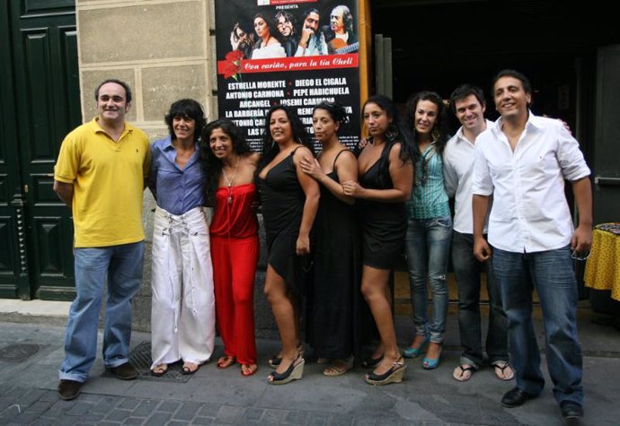 La familia del flamenco rinde homenaje a la tía Cheli
