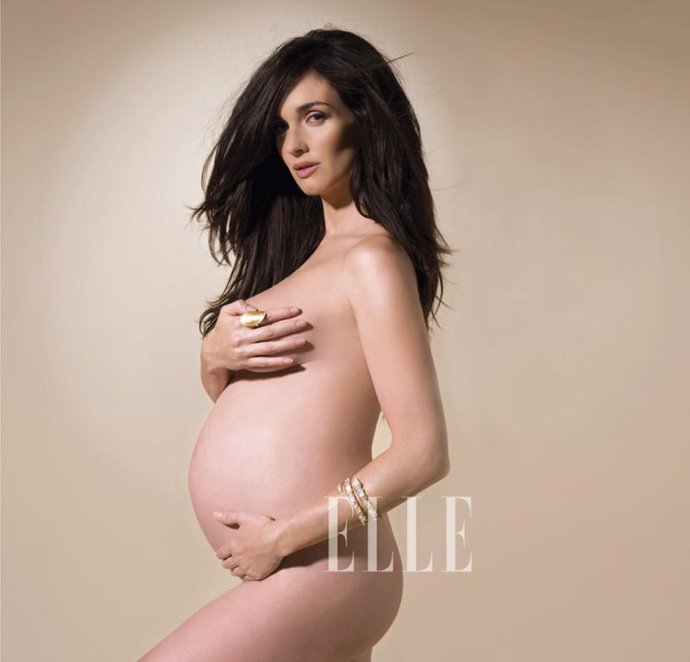 Paz Vega posa embarazada en la revista 'Elle'