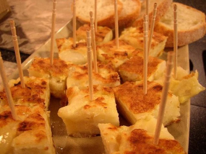 Pinchos de tortilla de patatas