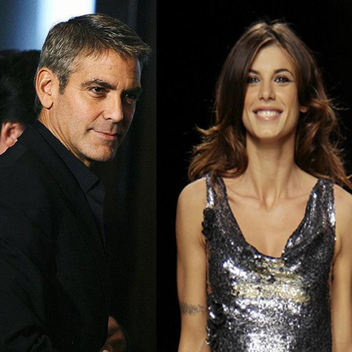 George Clooney y Elisabetta Canalis