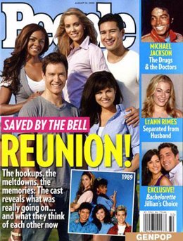 Portada revista 'People' 'Saved by the bell'