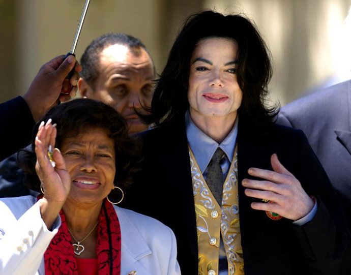 michael jackson y su madre Katherine jackson