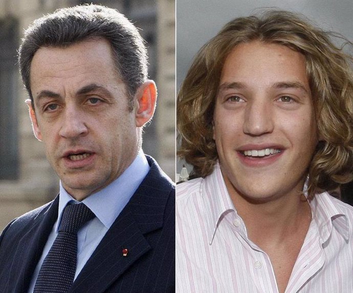 Nicolas y Jean Sarkozy