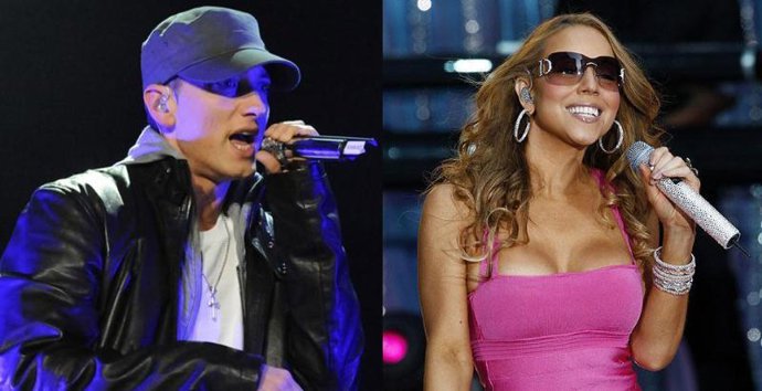 Montaje de Eminem y Mariah Carey