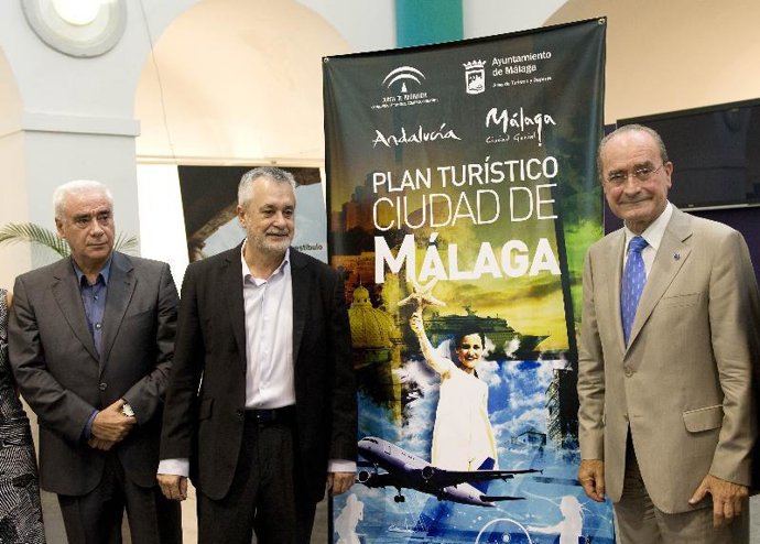 Griñán con Alonso y De la Torre