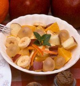 ensalada de frutas con miel