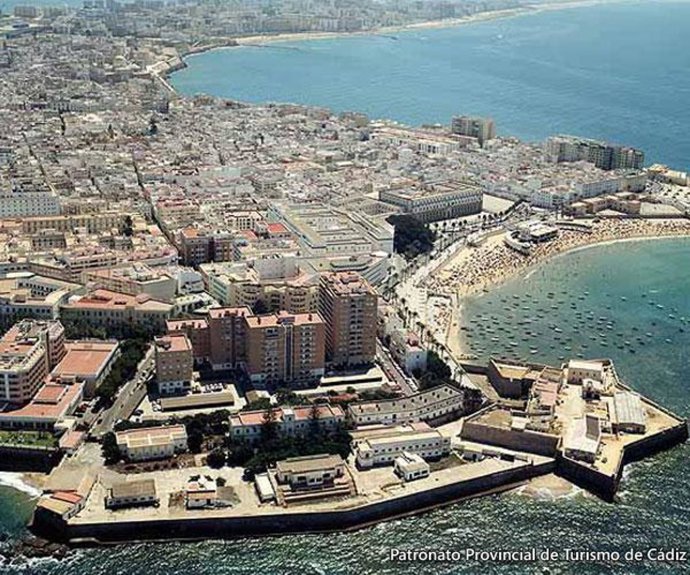 vista aérea Cádiz