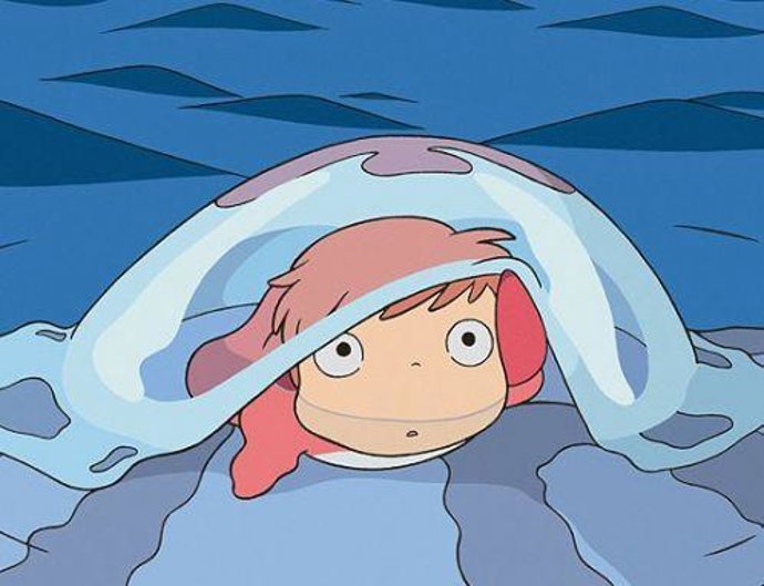Fotograma de la película de Hayao Myzaki Ponyo