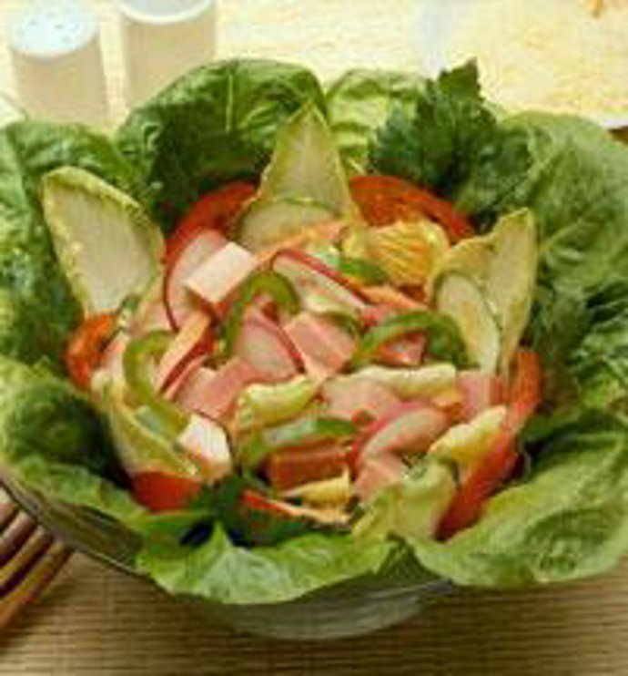 Ensalada con salsa de yogur