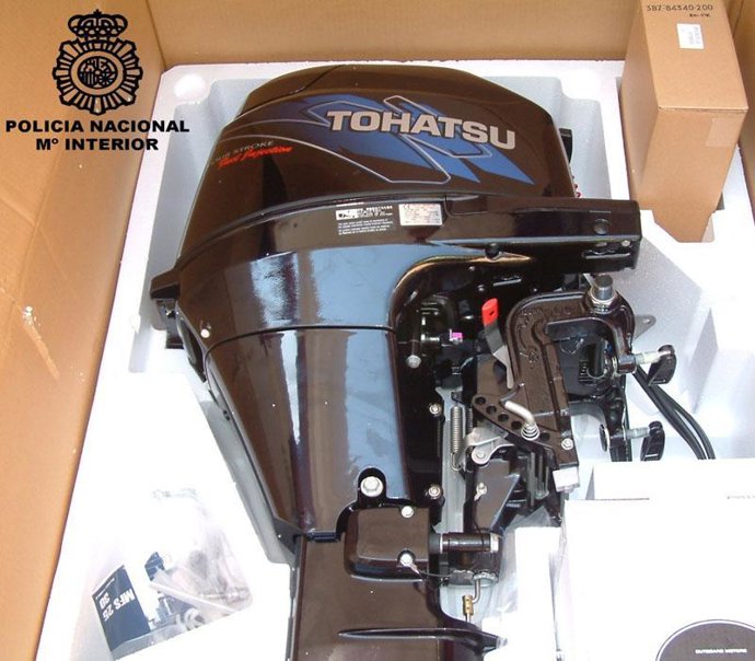 Moor de barco incautado a una banda de ladrones