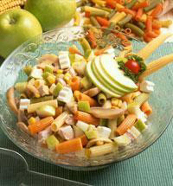 Ensalada de pasta y pollo