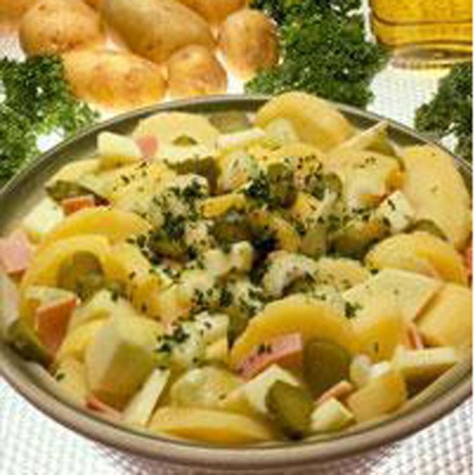 Ensalada de patats y manzana