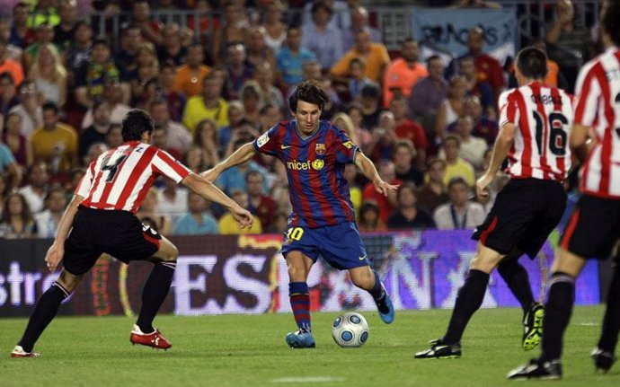 Leo Messi. Supercopa