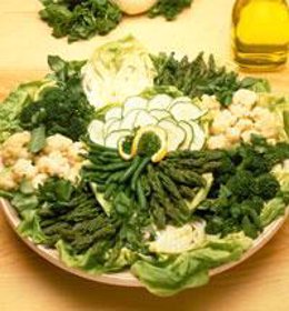 Ensalada verde y blanca