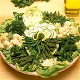 El plato del día: Ensalada verde y blanca